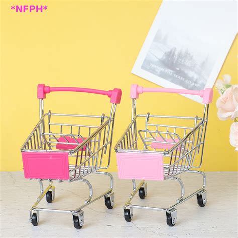 Ckfr 1 Pcs Mini Shopping Cart Supermarket Handcart Shopping Cart