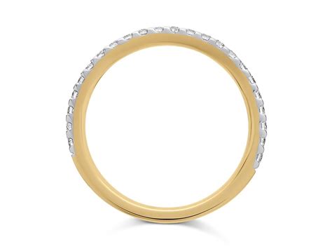 Ct Gold Diamond Half Eternity Ring Ct Agi Certificated D