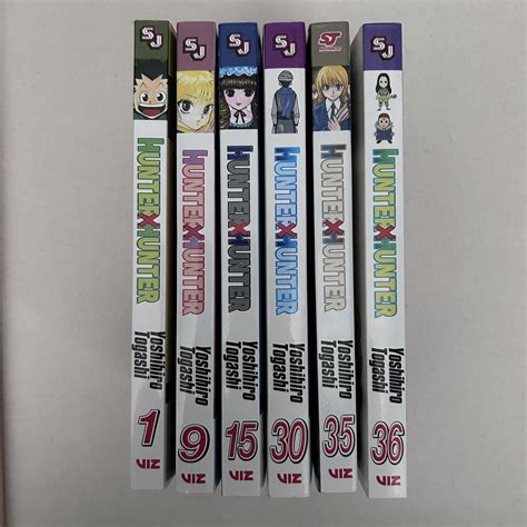 Hunter X Hunter Manga Lot Volumes 1 9 15 30 35 Depop