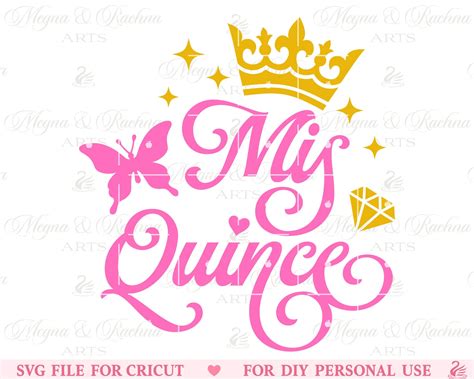 Mis Quince Svg Quince Squad Svg Quinceanera Svg Sweet 15 Etsy España