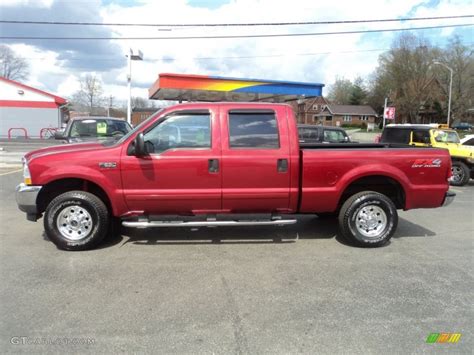 Toreador Red Metallic Ford F Super Duty Xlt Crew Cab X