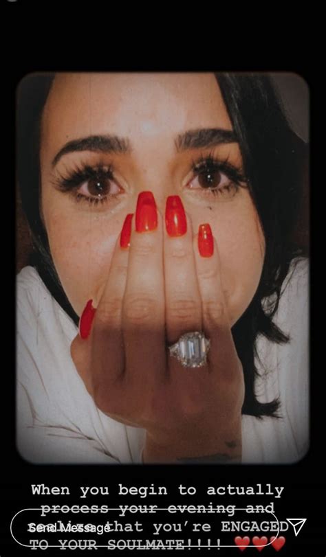 Demi Lovato's Engagement Ring Is Massive — See Pictures | POPSUGAR ...