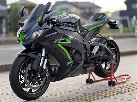 【やや傷や汚れあり】カワサキ ニンジャ Zx 10r Se 6960km 平成30 中古車体！動画有！茨城県！書類あり車検r6年10月まで