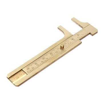 Buy 80mm Mini Brass Sliding Gauge Vernier Caliper Measure Measurement