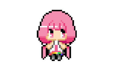 Anime Girl Pixel Art by AmaterasuAkira1 on DeviantArt