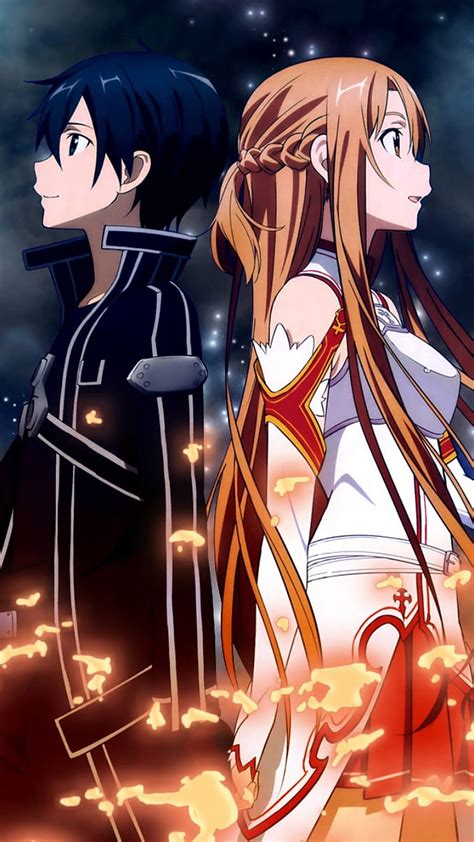 Sword Art Online Kirito And Asuna Kiss Wallpaper