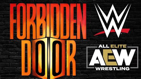 WWE2K23 Universe Mode AEW X WWE Forbidden Door Match Card YouTube