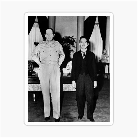 "Iconic Emperor Hirohito & General MacArthur Japanese Surrender Photo ...