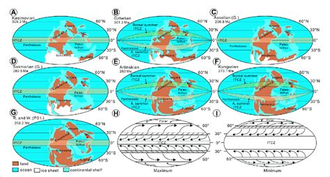 Global Paleogeographic Maps From The Kasimovian Stage Of The