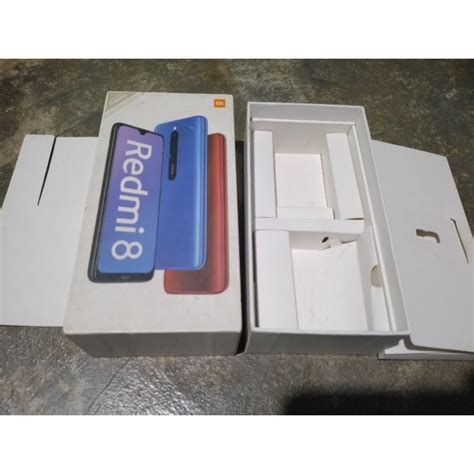 Jual Dus Box Kotak Hp ORI Xiaomi Redmi 8 Ram 4 64gb ORI Bawaan Pabrik