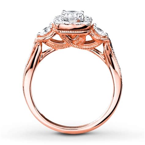 Diamond Engagement Ring 1 ct tw Round-cut 14K Rose Gold | Kay