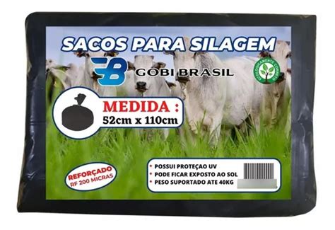 Sacos Para Silagem Preto X Micras C Unidades Frete Gr Tis