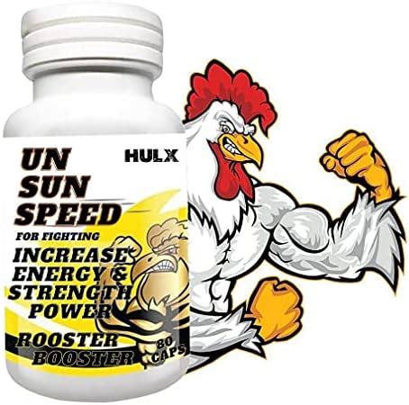 Hulx Capsule Rooster Booster Un Sun Speed Vitamins Health Chicken