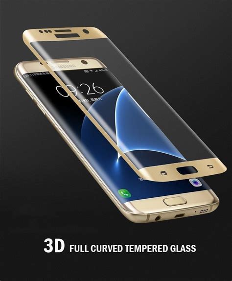 Dr Vaku ® Samsung Galaxy S7 Edge Ultra Thin 0 2 Mm 2 5d 3d Curved Edge Tempered Glass Screen