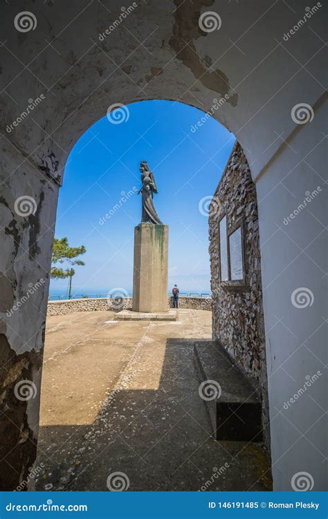 The Famous Villa Jovis on the Island of Capri, Italy Stock Image ...