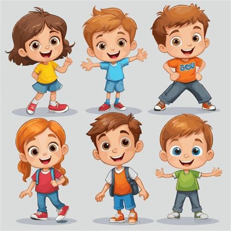 Premium Vector Kids Vector On White Background