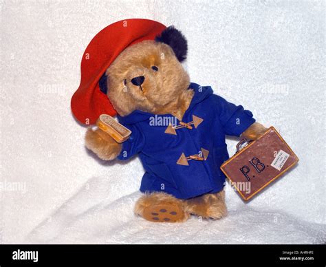 Paddington Bear With Suitcase Marmalade Sandwich Stock Photo Alamy