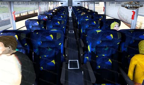 Bus Volvo 9700 Luxury 6×4 + Interior v2.8 (1.50.x) for ATS