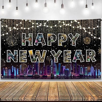 Amazon KatchOn XtraLarge Happy New Year Banner 72x44 Inch