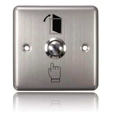 Stainless Steel Switch Panel Door Exit Push Button For Industrial At