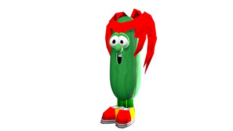 Larry The Cucumber As Knuckles The Echidna Render By Loganhedgehog18 On Deviantart