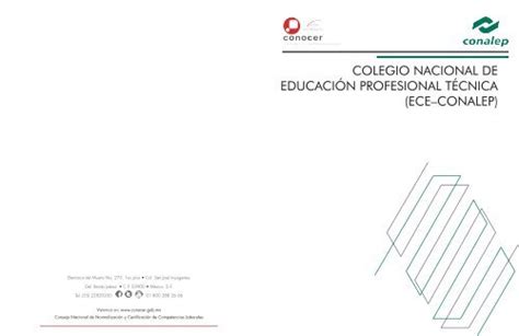 Colegio Nacional De EducaciÓn Profesional TÉcnica Ececonalep