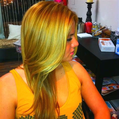 Golden Copper Blonde Hair Inspo Color Long Hair Styles Copper Blonde