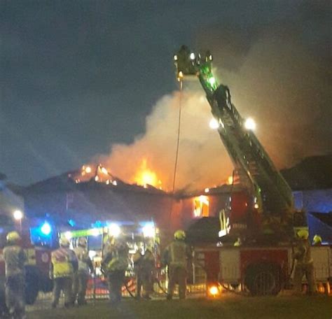 70 Firefighters Tackle Huge Blaze As Residents Told To Stay Indoors