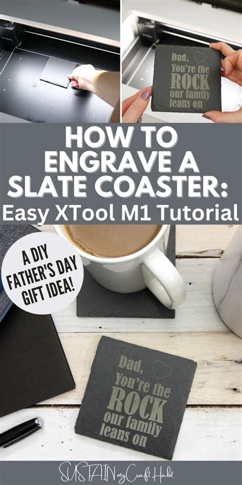 Slate Coaster Engraving Tutorial With Xtool M1 Artofit