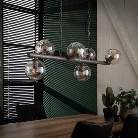 Eettafel Hanglamp Met Glazen Bollen Santa Tower LUMZ Ceiling