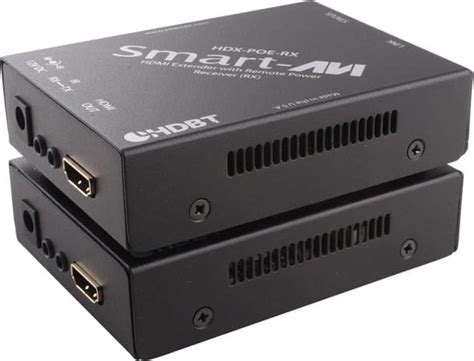 Smart AVI HDX POES HDMI IR Extender Over A Single Cat5e 6 Cable