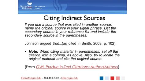 Guide To Citing Sources