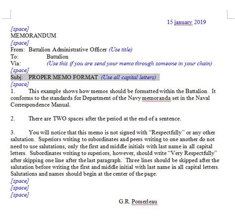 10 Memo Format Templates And Examples Artofit