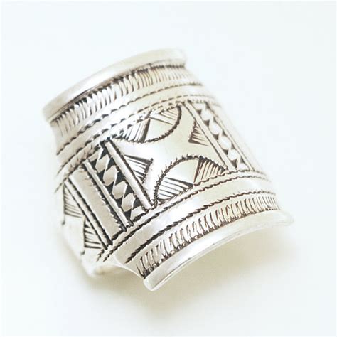 Bijoux Ethniques Touareg Bague En Argent Chevali Re Homme Femme