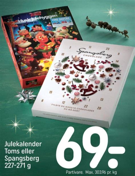 Toms Julekalender Tilbud Hos Rema