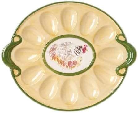 Amazon Pfaltzgraff Circle Of Kindness Chicken 12 Inch Egg Plate