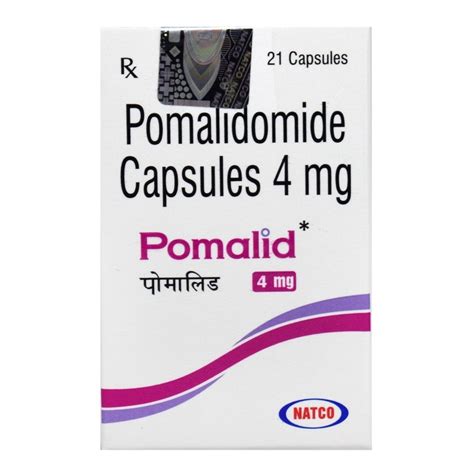 Pomalidomide Pomalid Mg Natco Capsule At Rs Bottle In