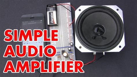 Audio Amplifier Circuit Using Lm386