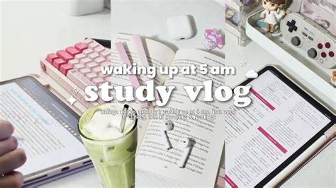 Study Vlog Waking Up At Am First Week Of Classes Lots Of