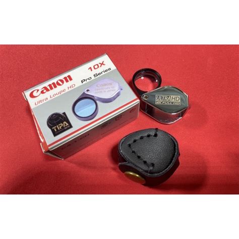 Canon Ultra Loupe Hd 10x กล้องส่องพระ พร้อมซองหนัง Shopee Thailand