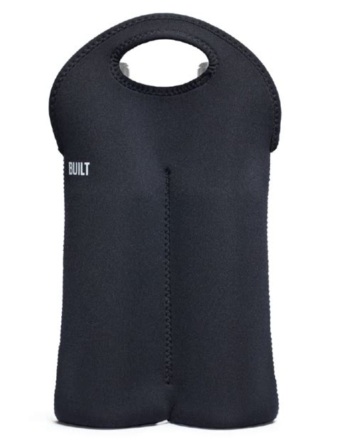 Built Ny Black Neoprene Two Wine Water Bottle Tote Walmart