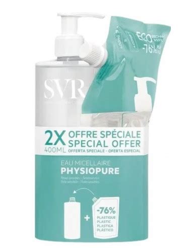 SVR PHYSIOPURE AGUA MICELAR 400ML RECARGA 400ML