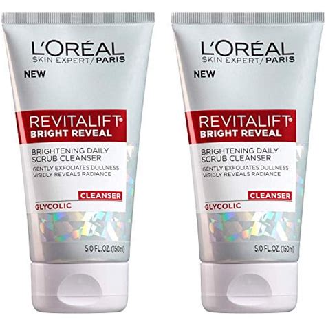 L Oreal Paris Skincare Revitalift Bright Reveal Facial Cleanser With