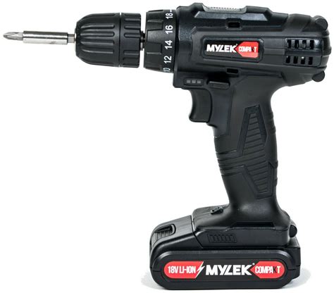 Mylek V Cordless Drill Set Driver Screwdriver Kit Combi Lithium Ion