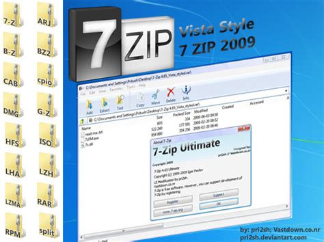 Vista Style 7 Zip By Pri2sh On Deviantart