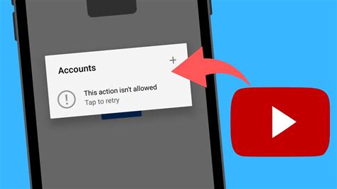 How To Fix This Action Isn T Allowed Tap To Retry Youtube Youtube