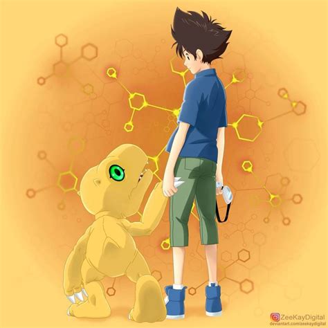 Digimon The Movie 2020 Taichi Yagami And Agumon By