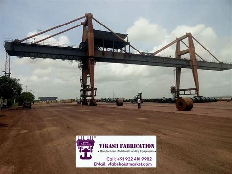 Vikash Fabrication Double Girder Gantry Crane Maximum Lifting Capacity