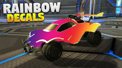 Awesome Rainbow Decals On Rocket League Bakkesmod Plugin Showcase