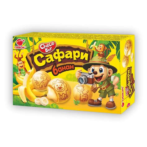 Купить печенье choco boy сафари банан 42г с доставкой на дом в магазине ...